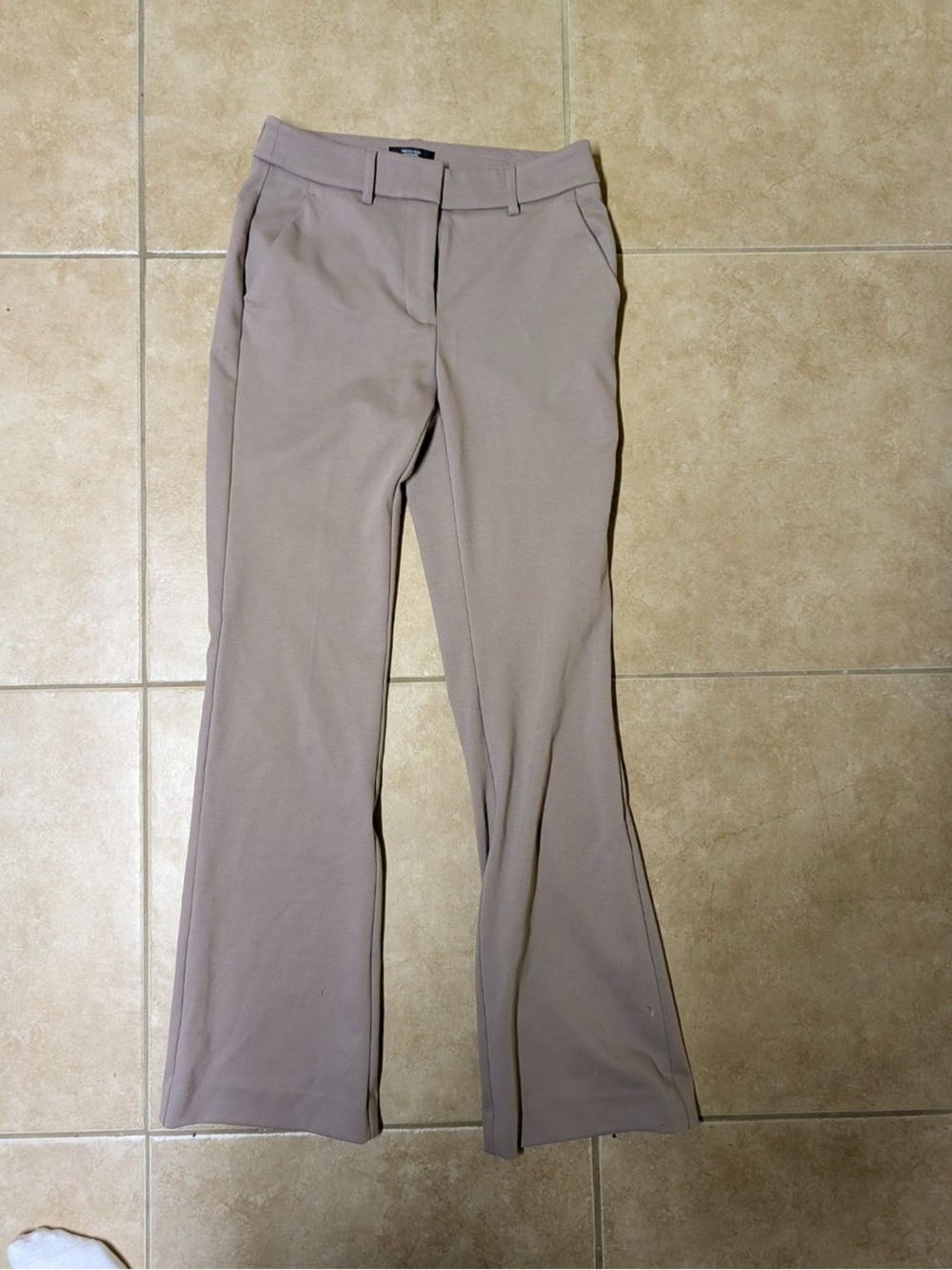 Simply Vera Vera Wang Slim Ponte Pants in Taupe Gray